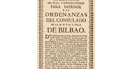 Incorporación de las Ordenanzas de Bilbao