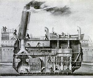 El motor de vapor (1712) ...
