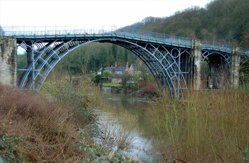Puente Shrompshire sobre el Río Severn