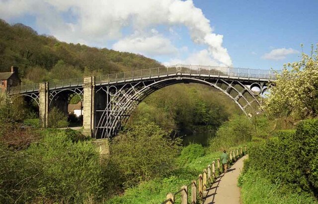 El puente sobre el rio Severn en Coalbrookdale