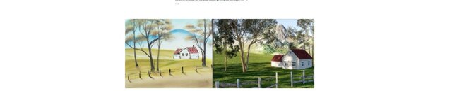 BOB ROSS: CASITA JUNTO A LA CARRETERA