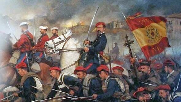 Comienzo de la Segunda Guerra Carlista.
