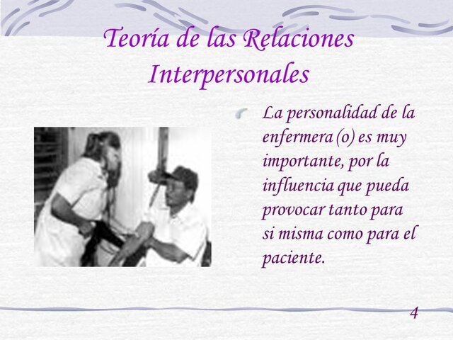 Teorías de la relación interpersonal y emocional