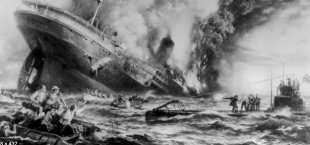 First American cargo ship goin down