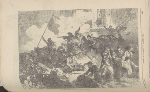 Women Fighting in Place Blanche