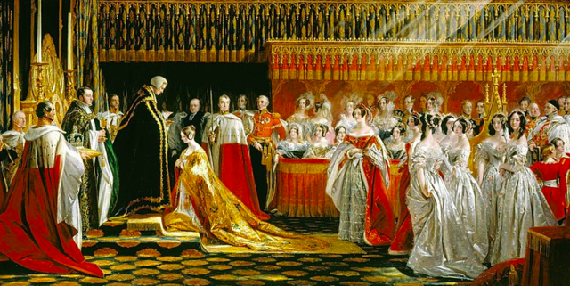 Queen Victoria Receiving the Sacrament at her Coronation
