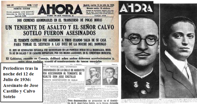 Asesinato de Jose Castillo y Calvo Sotelo