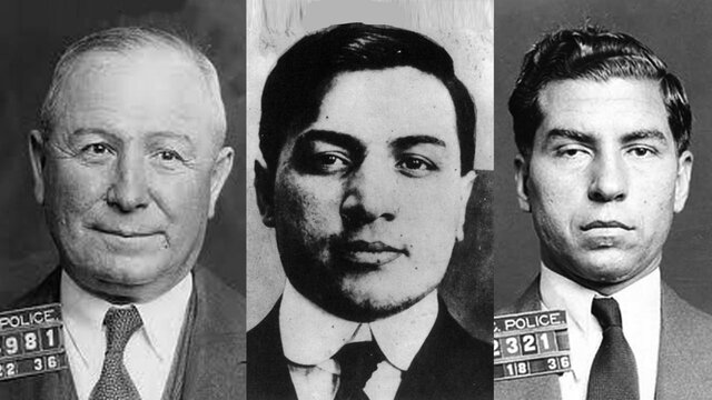 Frankie Yale and Al Capone