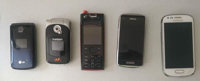 Cell phone evolution