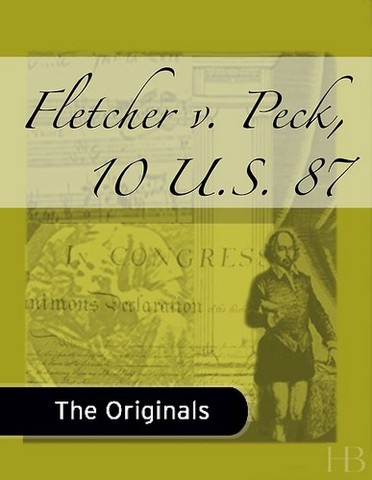 Fletcher v. Peck