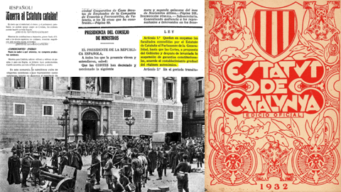 Suspensión del Estatuto de Cataluña