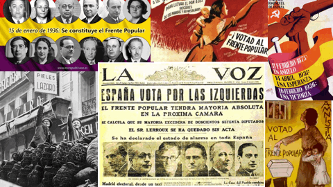 Elecciones generales febrero 1936: triunfo del Frente Popular