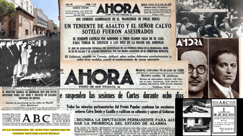 Asesinatos políticos del teniente Castillo y José Calvo Sotelo