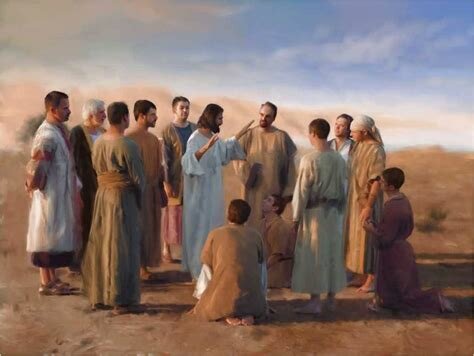 Jesus sends out the 12 disciples