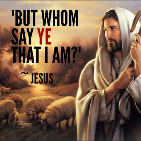 Jesus asks who people say that He is