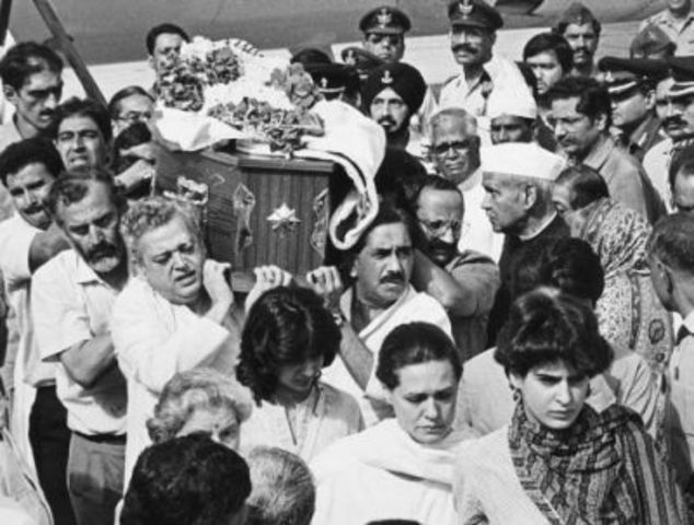 Gandhi is assassinated by Hindu nationalist Nathurum Godse in Dehli.