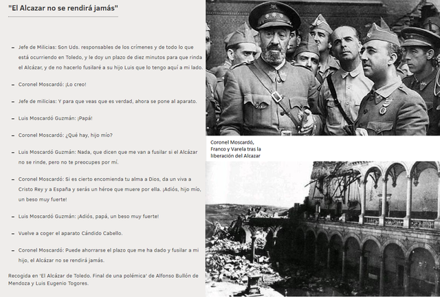 Toma del Alcazar de Toledo