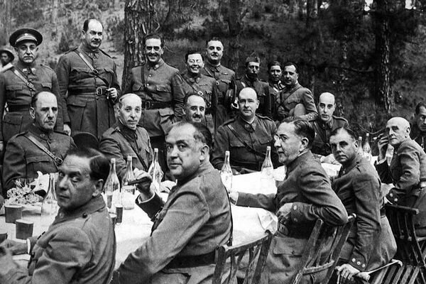 Alzamiento en Melilla del General Yagüe