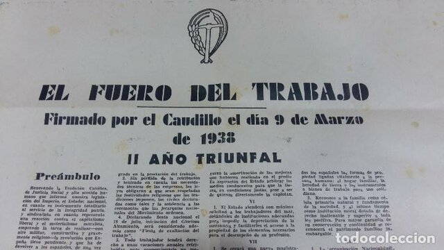 El Fuero del trabajo