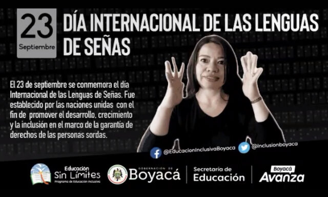 Día Internacional de las Lenguas de Señas