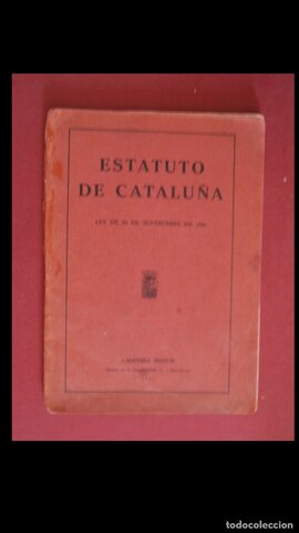 Estatuto de Cataluña