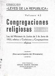 Ley de Congregaciones Religiosas