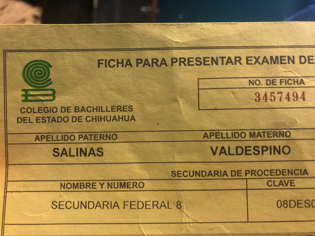 ingreso al bachilleres