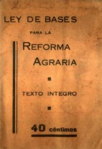 La Ley de Reforma Agraria de España