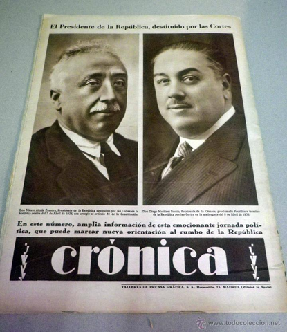 Destitución de Alcalá Zamora