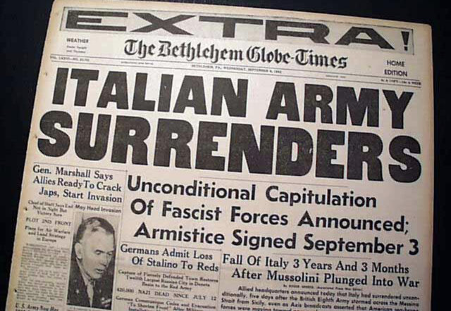 Mussolini Surrenders