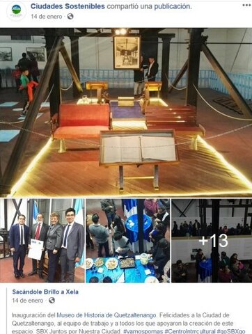 Interés de Donald Urizar por conocer el porqué el Museo del Ferrocarril cambió de nombre a Museo de Historia, administrado por la Asociación Ciudades Sostenibles - SBX.