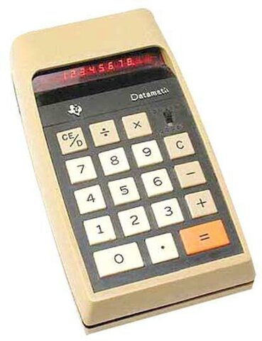 Calculadora de bolsillo- 1966