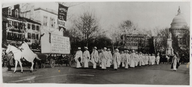 Women's March in Suffragette Parade