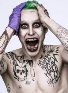 A different, interesting rendition of the Joker in Suicide Squad