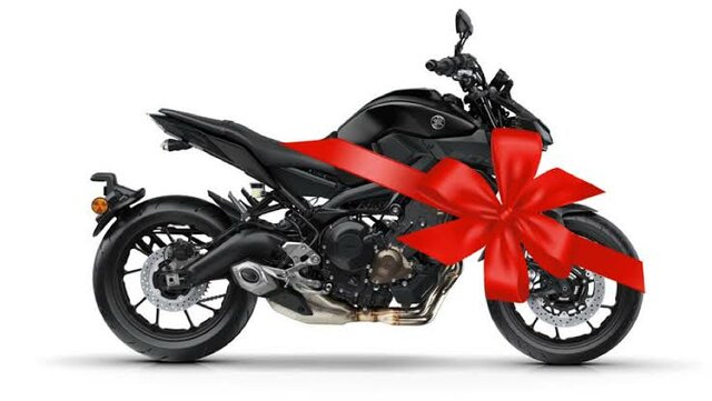 Me regalaron una motocicleta