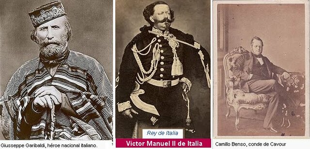 Forjadores de la Unificación Italiana