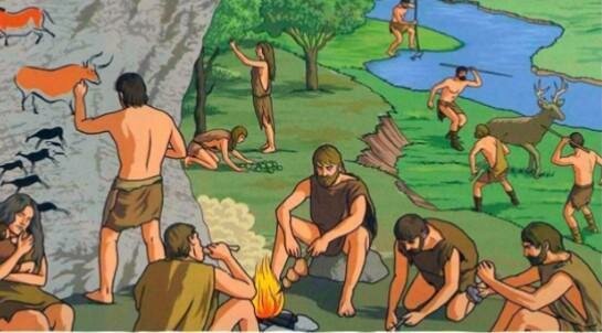 periodo paleolitico(2,5 milhos de anos atras até 12.000 anos atras)