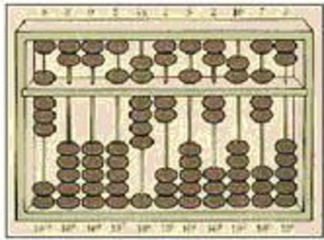 Китайские счеты суан - пан.