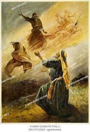 Elijah ascends into heaven