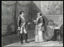 The concordat between Napoleon & Pope Plus VII
