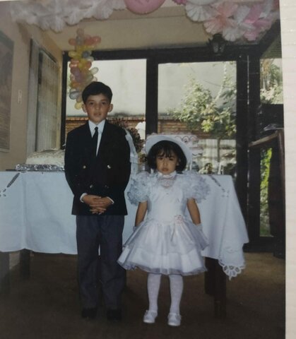 Los hermanos festejados