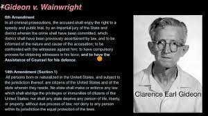 Gideon vs Wainwright