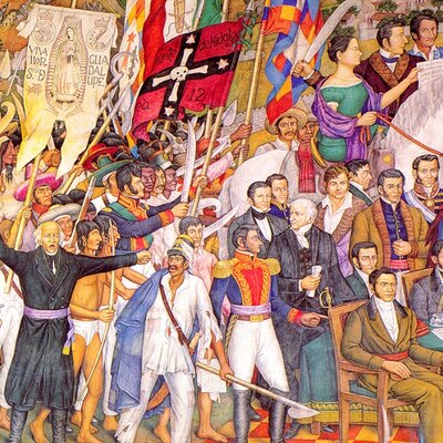 Timeline: "Construcción de la nación mexicana (1810-1910)"