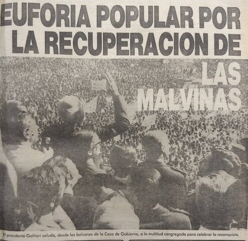 recuperacion de las islas malvinas(del 3 de abril hasta el 30 de abril)