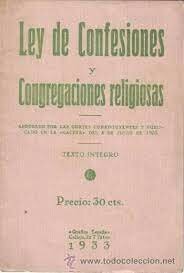 Ley de Congregaciones Religiosas