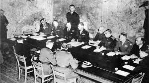 La signature de la capitulation allemande le 8 mai 1945