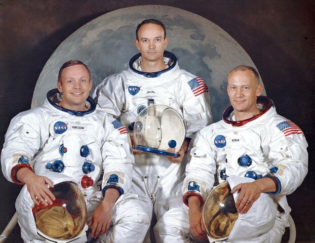 Neil Armstrong and Edwin Aldrin
