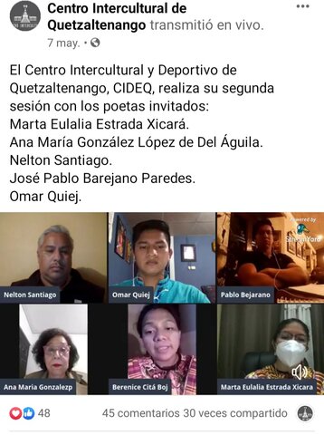 GESTIÓN CULTURAL: Agenda cultural virtual en redes sociales.