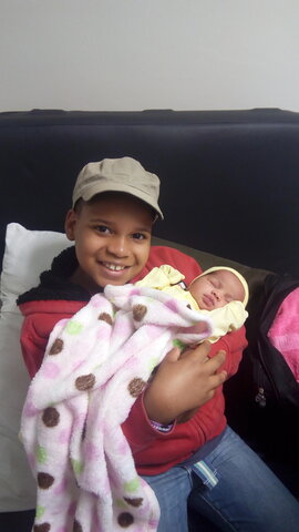 The day my sister was born