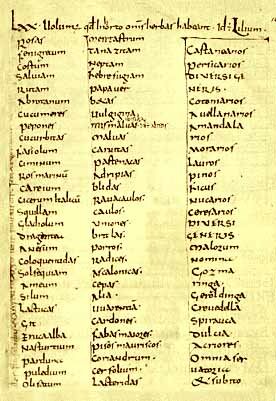 Capitulare de villis vel curtis imperii (770-813)